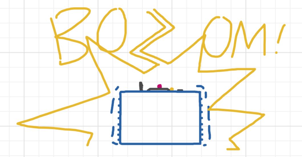 A panel from What's The Point, episode five of the Board Boards object show by Furretwalk/WalkingFurret.